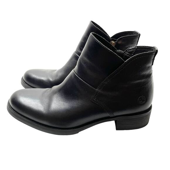 Timberland Beckwith Chelsea Side Zip Leather Boots(9) - Picture 4 of 10